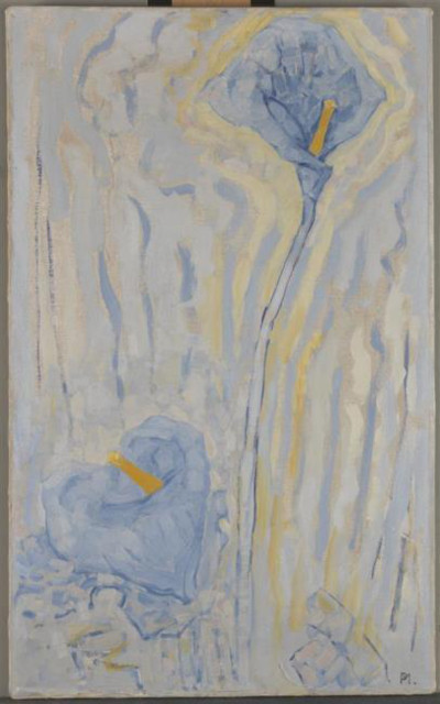 Two Arum Lilies Piet Mondrian